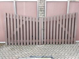 dubbele hardhouten poort breed 422cm (1)2